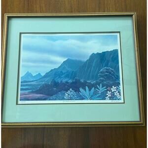 Framed Print-'The Windward Side' O'ahu SIGNED by Patrick Doell 248/500 (SR561)